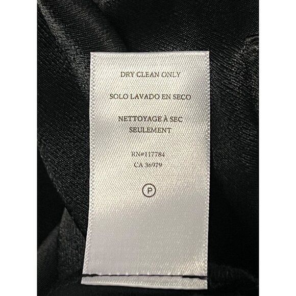 Rails Nissa Black Long Sleeve Blouse Rayon Women Size Medium M Cross Front New - Picture 10 of 10